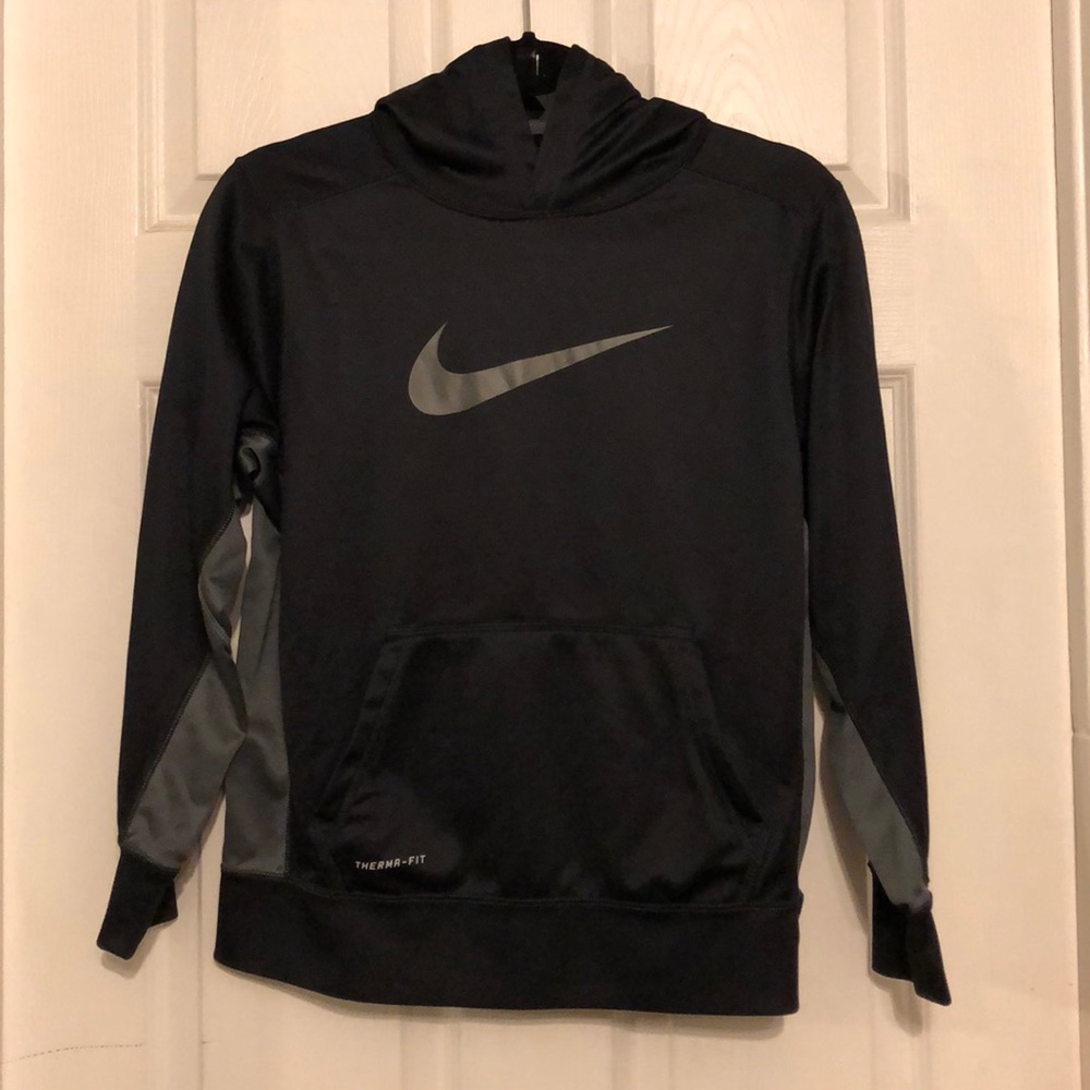 Black nike hooded sweatshirt